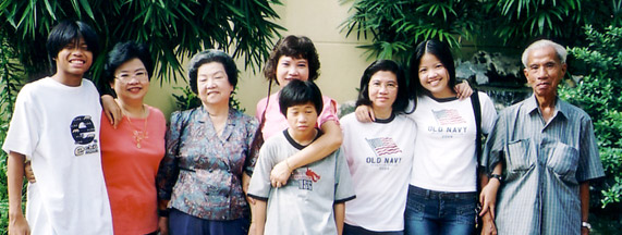 My family in Thailand